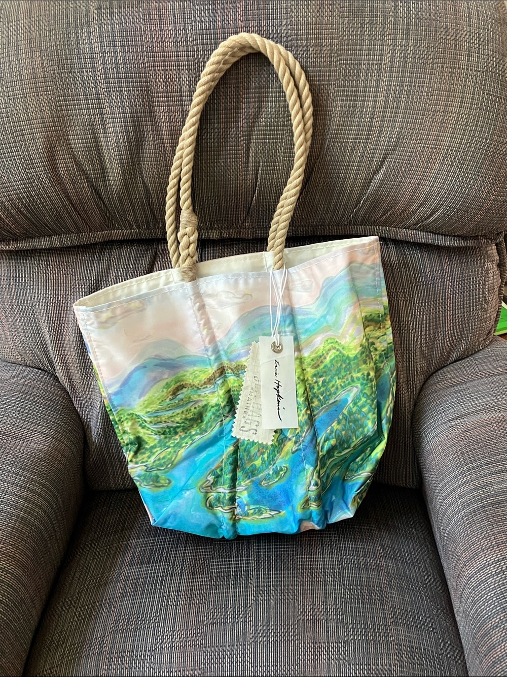 Eric Hopkins Exclusive x Sea Bags Maine Public tote
